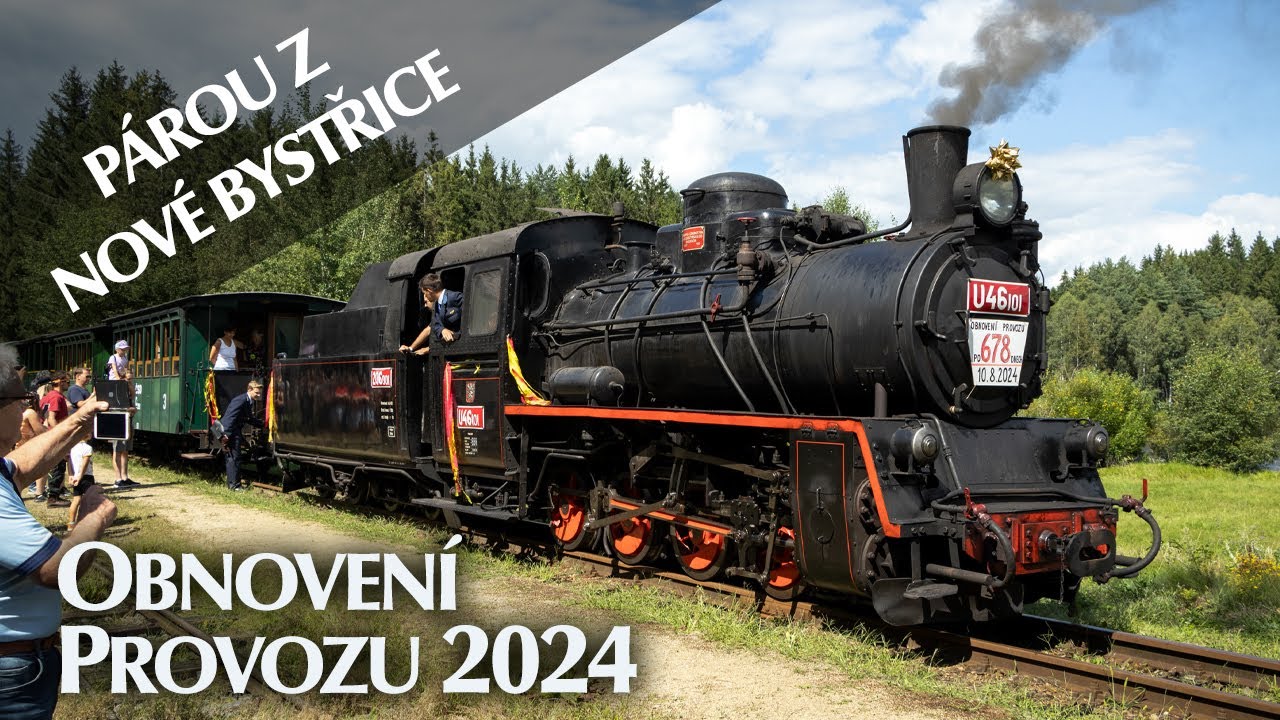 Úzkokolejka 2024 - obnovení provozu jindřichohradecké úzkokolejky