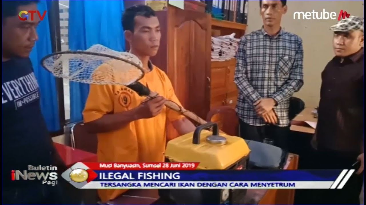 Tangkap Ikan dengan Disetrum, Pelaku Ilegal 