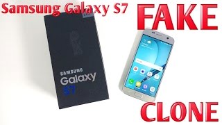 Fake Samsung Galaxy S7 - Unboxing - Dont Buy Fake Phones