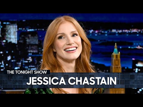 Jessica chastain's three-legged dog accidentally made his broadway debut | the tonight show