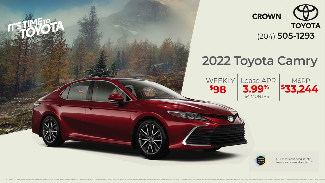 2022 Toyota Camry It's Time To Toyota!