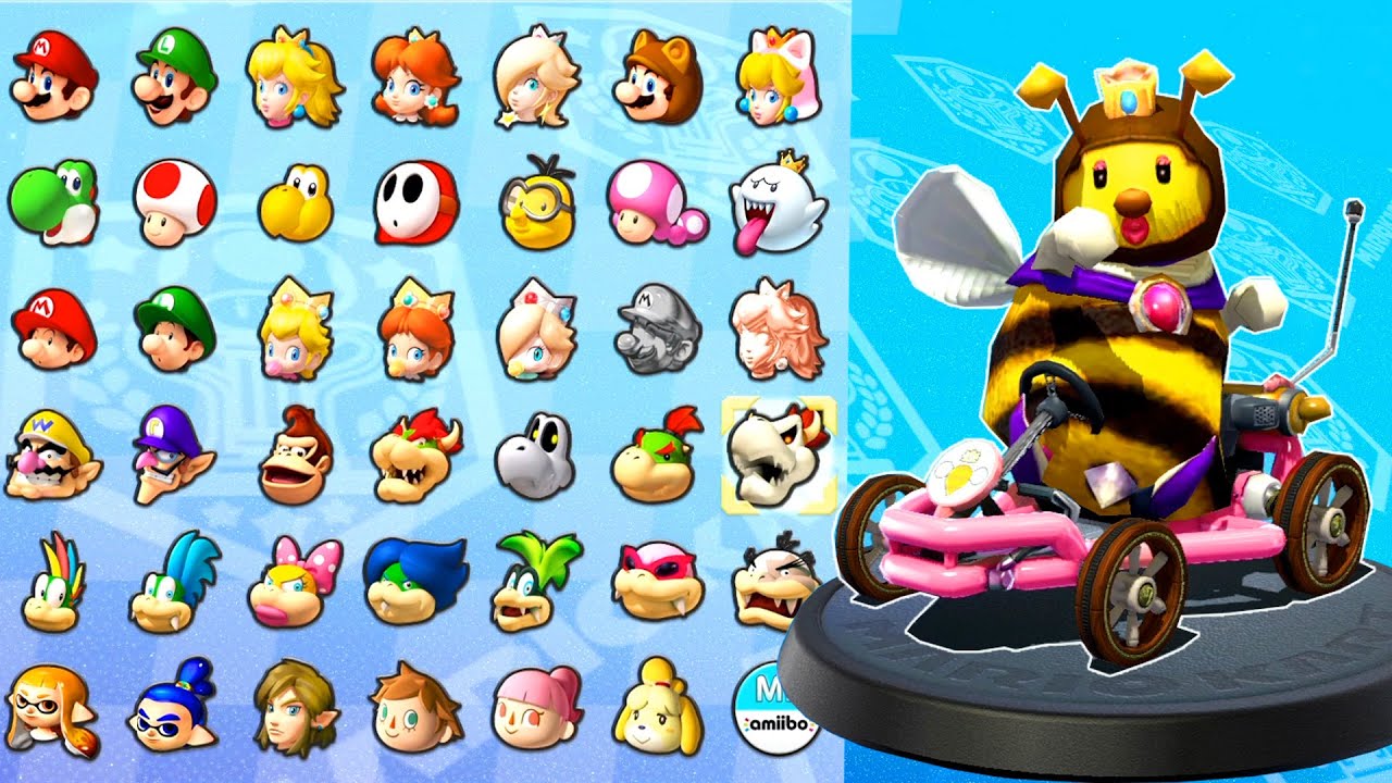 Mario Kart 8 Deluxe Honey Queen Bee in Triforce Cup The Best Racing Game On Nintendo Switch