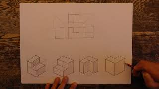 Lesson 6 - isometric sketching - L shaped block