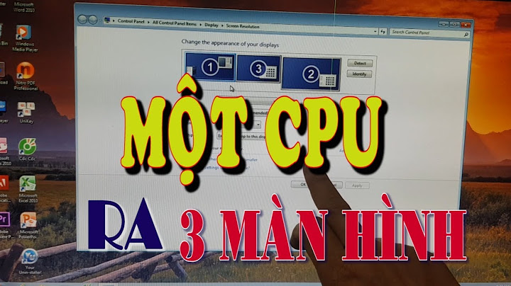 Hướng dẫn chi tiết setup 3 màn hình máy tính