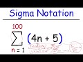 Sigma Notation(Introduction)