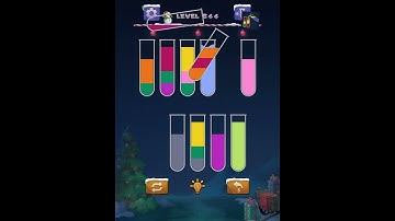 Sort water color puzzle leve 644 solution ios ipad iphone #shorts