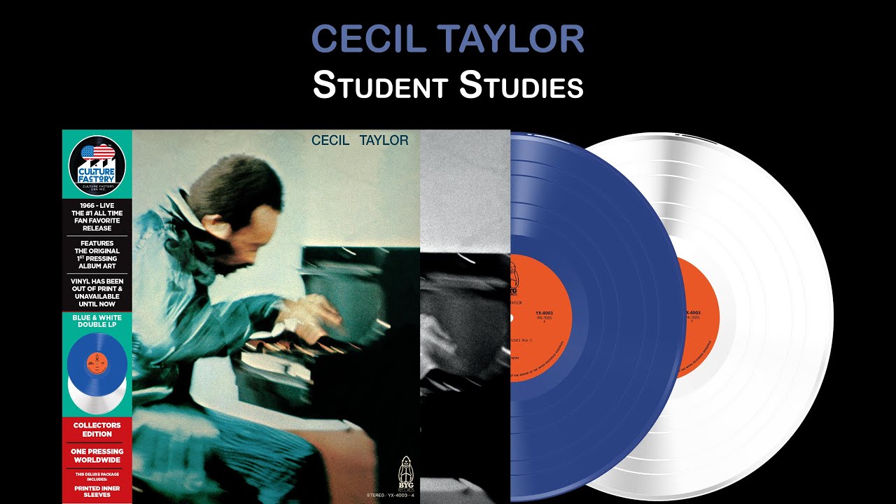 Cecil Taylor - Student Studies (Site & Disquaires) - YouTube