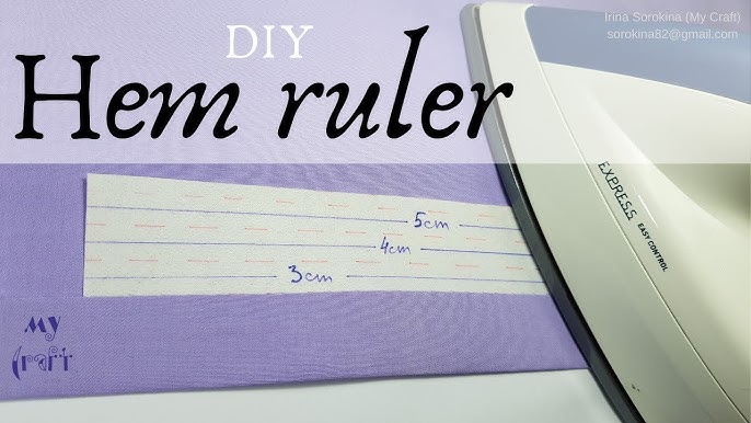 COHEALI Ironing Ruler Hot Ironing Fabric Ruler Patchwork Measuring Ruler  Ironing Measuring Ruler Dry Ironing Cloth Making Ruler Ironing Sewing Ruler
