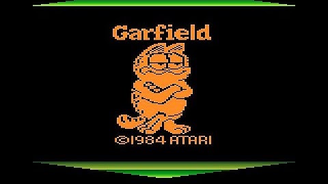 Garfield (Prototype) Atari 2600 Playthrough