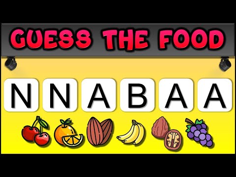 Scrambled Word Game #15 | Guess 6 Letter FOOD | Jumbled Words | Facts & Fun with Tez