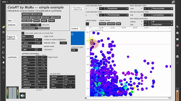 CataRT interactive corpus analysis based synthesis demo