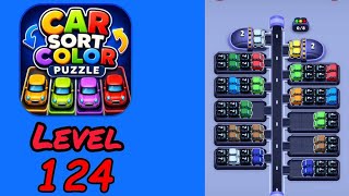 Car Sort Color Puzzle Level 124 Walkthrough