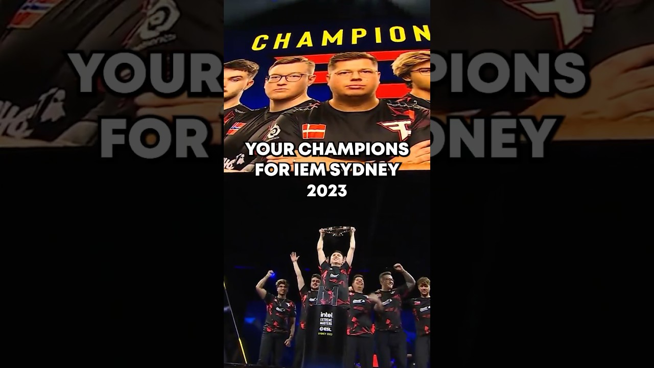 WE ARE THE CS2 IEM SYDNEY 2023 CHAMPIONS🏆 