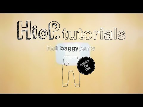 Kuinka ommella lasten baggyhousut | Hoi! baggypants videotutorial