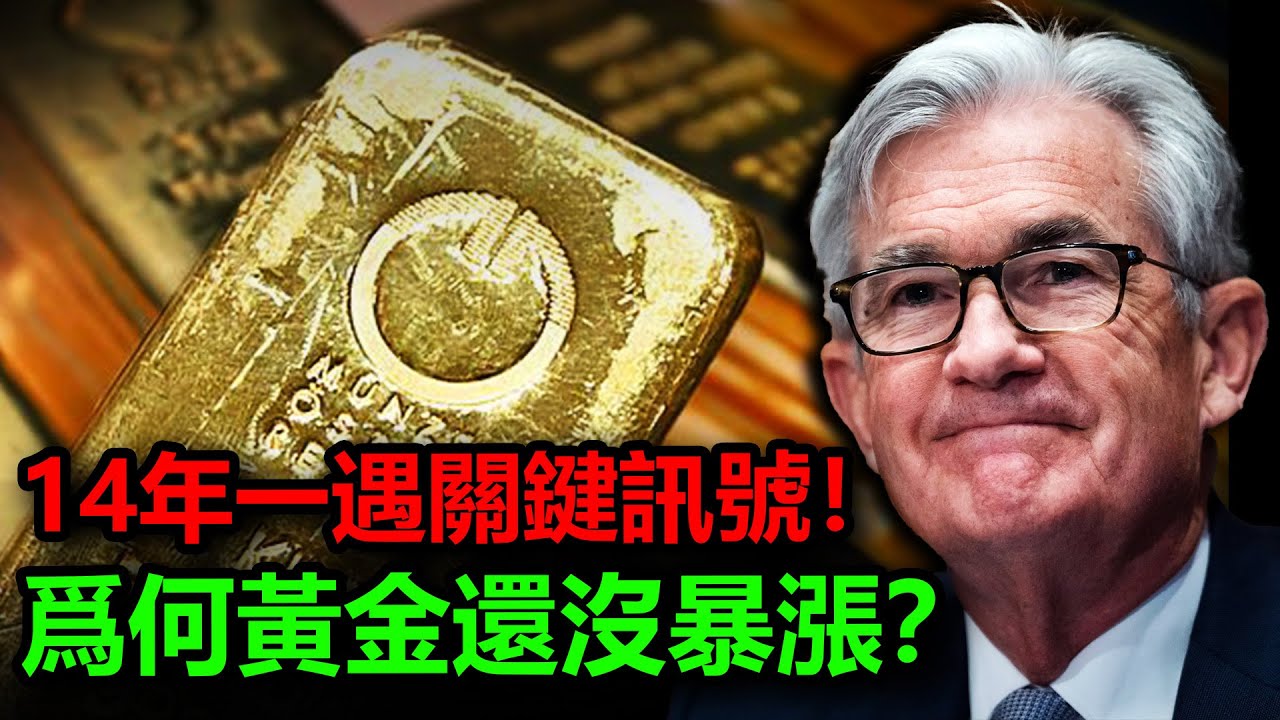 14年一遇關鍵訊號！為何黃金還沒暴漲？