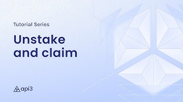 Authoritative DAO Tutorial - Unstake and Claim