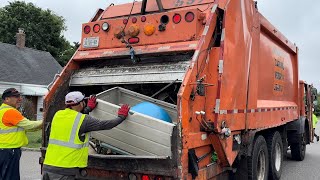 Fast Garbage Truck Crushing Heavy Manual Trash | Meadow Carting (Part 4)