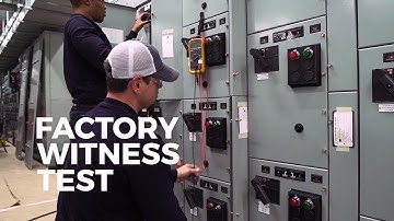 Coordinated factory witness tests for Integrated power assemblies