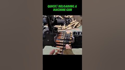 Quick! Reloading a M240B Machine Gun #shorts #military