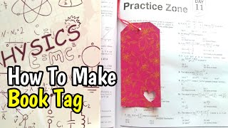 How to make paper Book tag| Diy easy paper Book tag | Book Tag| School Hack | Magic of Crafts | DIY
