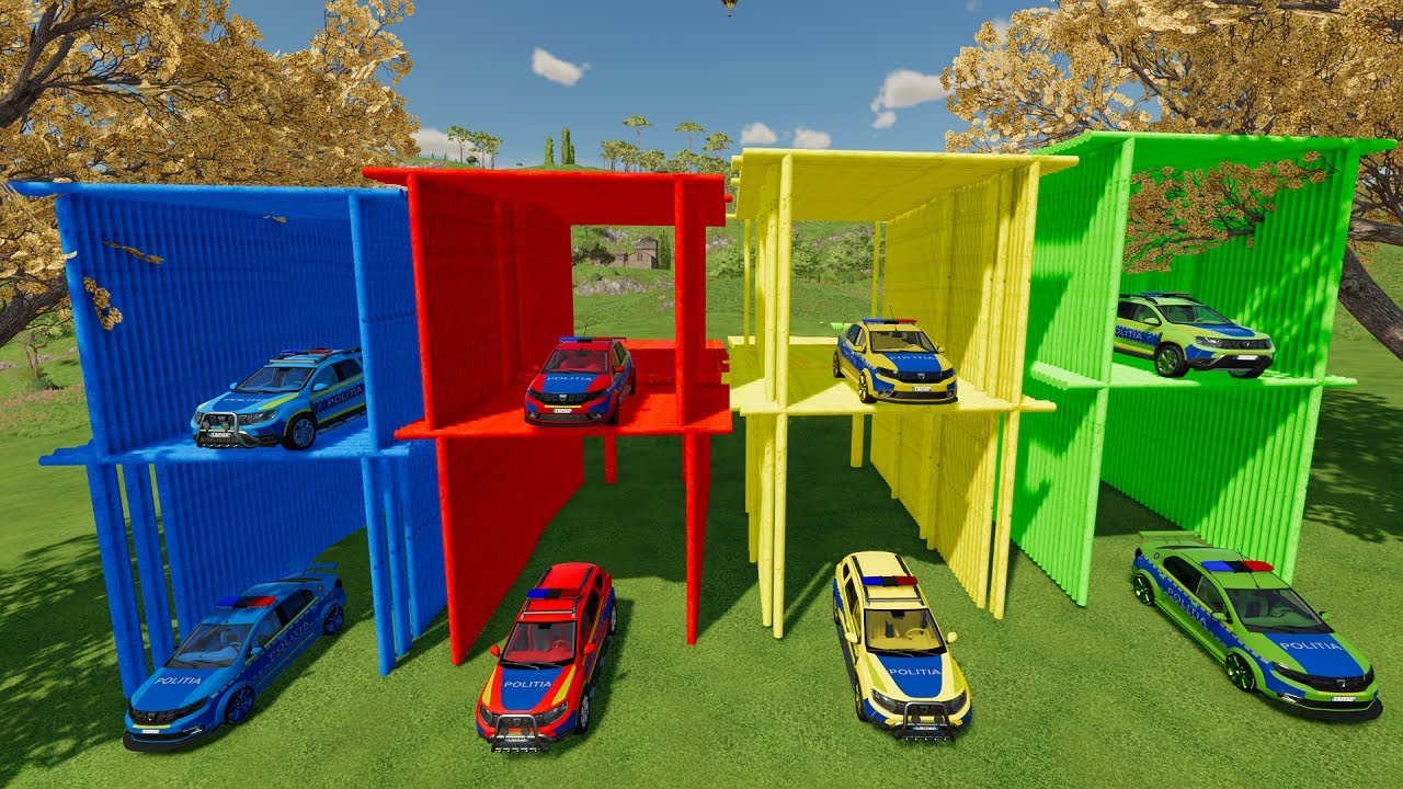 TRANSPORTING FULL COLORED DACIA LOGAN & DUSTER CARS WITH MAN TRUCKS