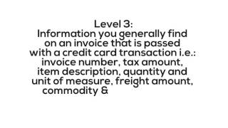 Level 2 and Level 3 Credit Card Processing