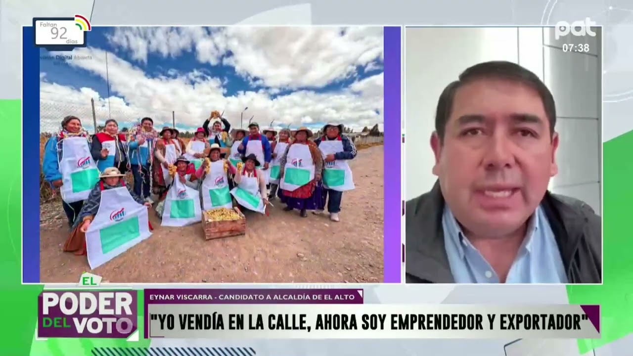 Eynar Viscarra, presenta sus propuestas para transformar El Alto