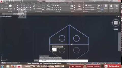 Autocad 2016   22  How to use Mirror and Scale Command in urdu / hindi