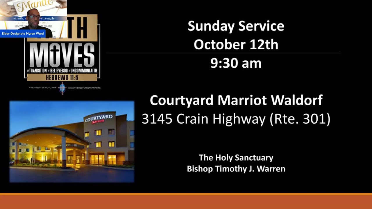 10.09.25 Mid-Week Empowerment (Pass The Mantle) featuring Elder-Designate Myron Ward