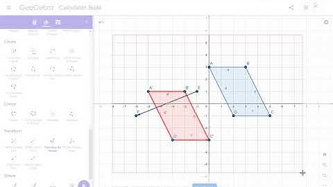 Translating Polygons on Geogebra, Part 1.