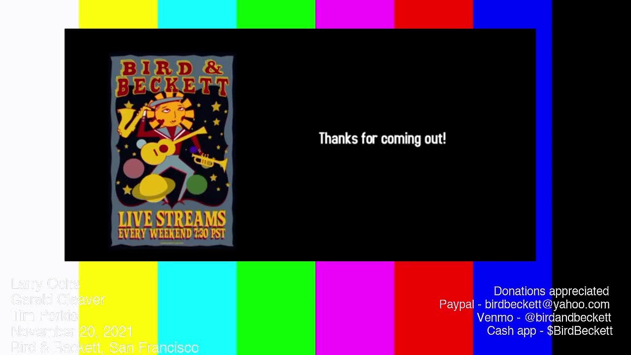 Larry Ochs with Gerald Cleaver and Tim Perkis