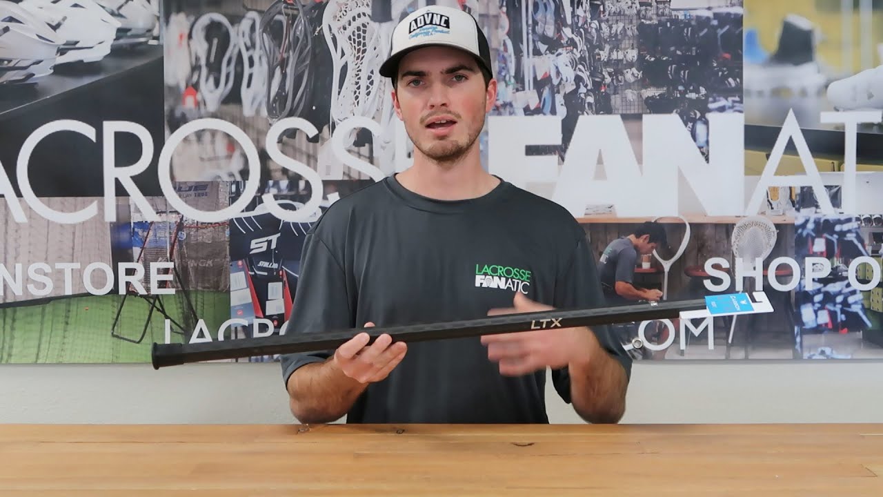 ECD Carbon LTX Men's Lacrosse Attack Shaft Review YouTube