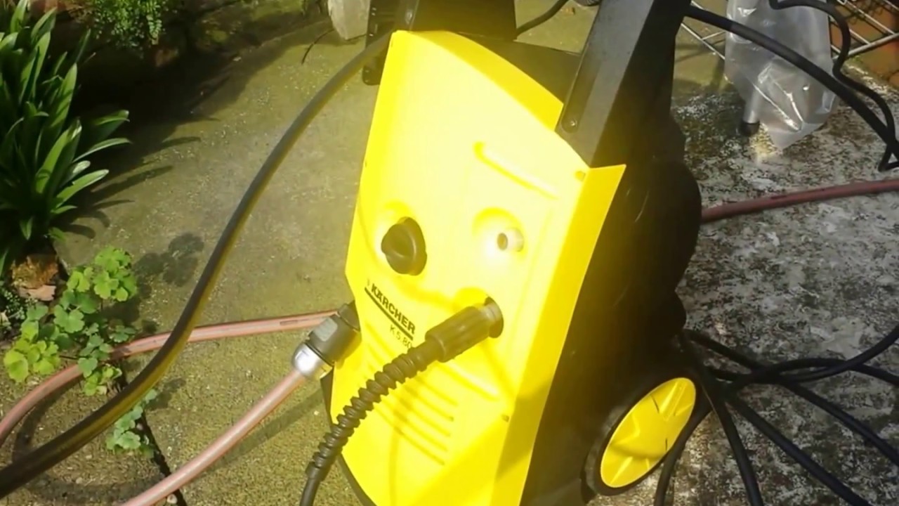 Karcher K 5.80 Pressure Washer in Action - YouTube