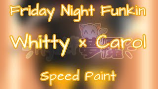 [SPEED PAINT] Friday Night Funkin — Whitty × Carol | Speed Paint | IbisPaintX