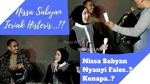 Nissa Sabyan Nyanyi Fales dan Teriak Histeris..?? Kenapa yach..? (Super VIP Music Festival Bigolive)