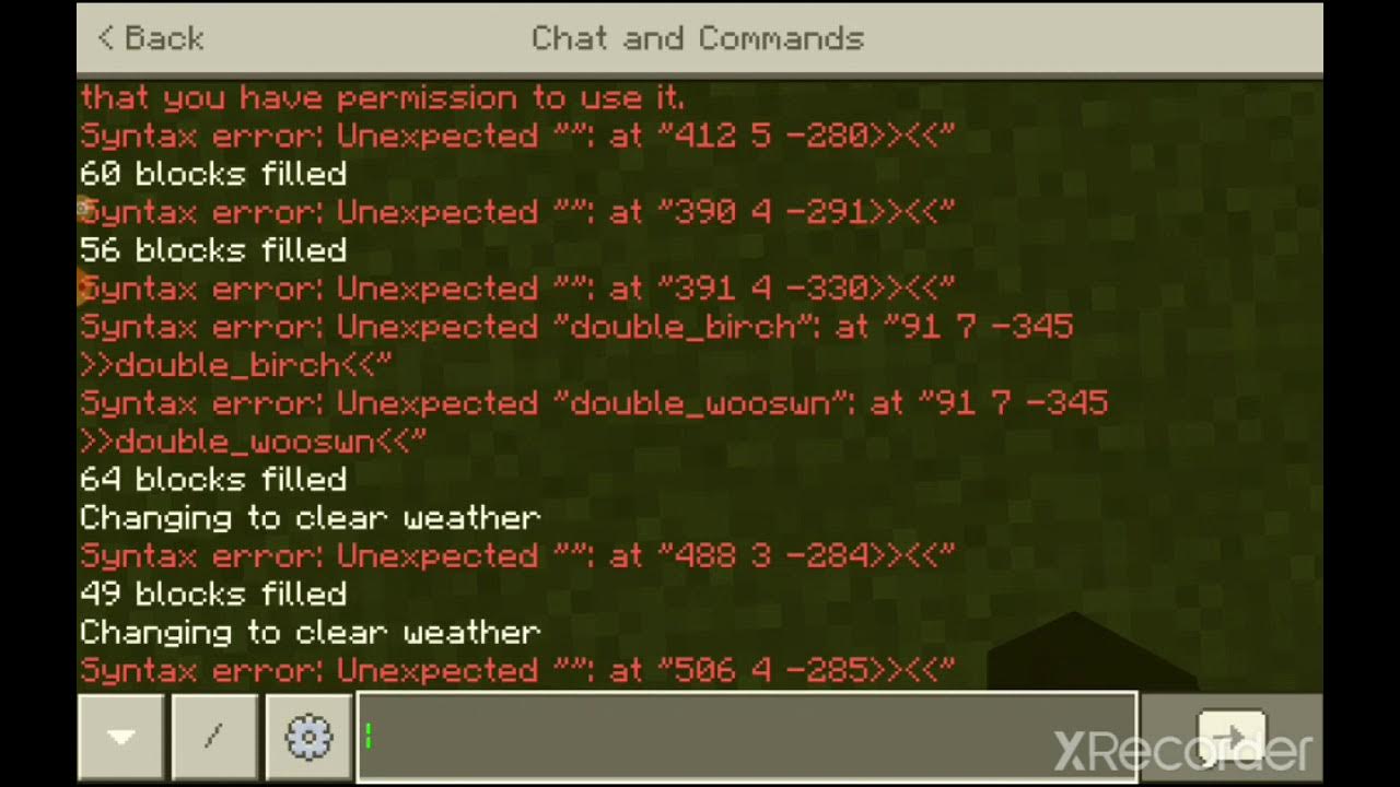 How to use /fill command in Minecraft (world edit) YouTube