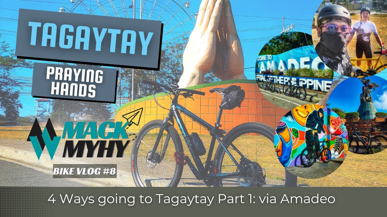 4 ways to Tagaytay - Amadeo | Cavite Bike Ride | Part 1