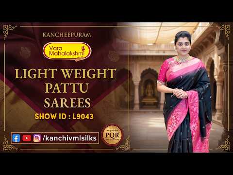 Light Weight Pattu Sarees | WhatsApp Number 89 0001 0002 | Kancheepuram Varamahalakshmi Silks LIVE