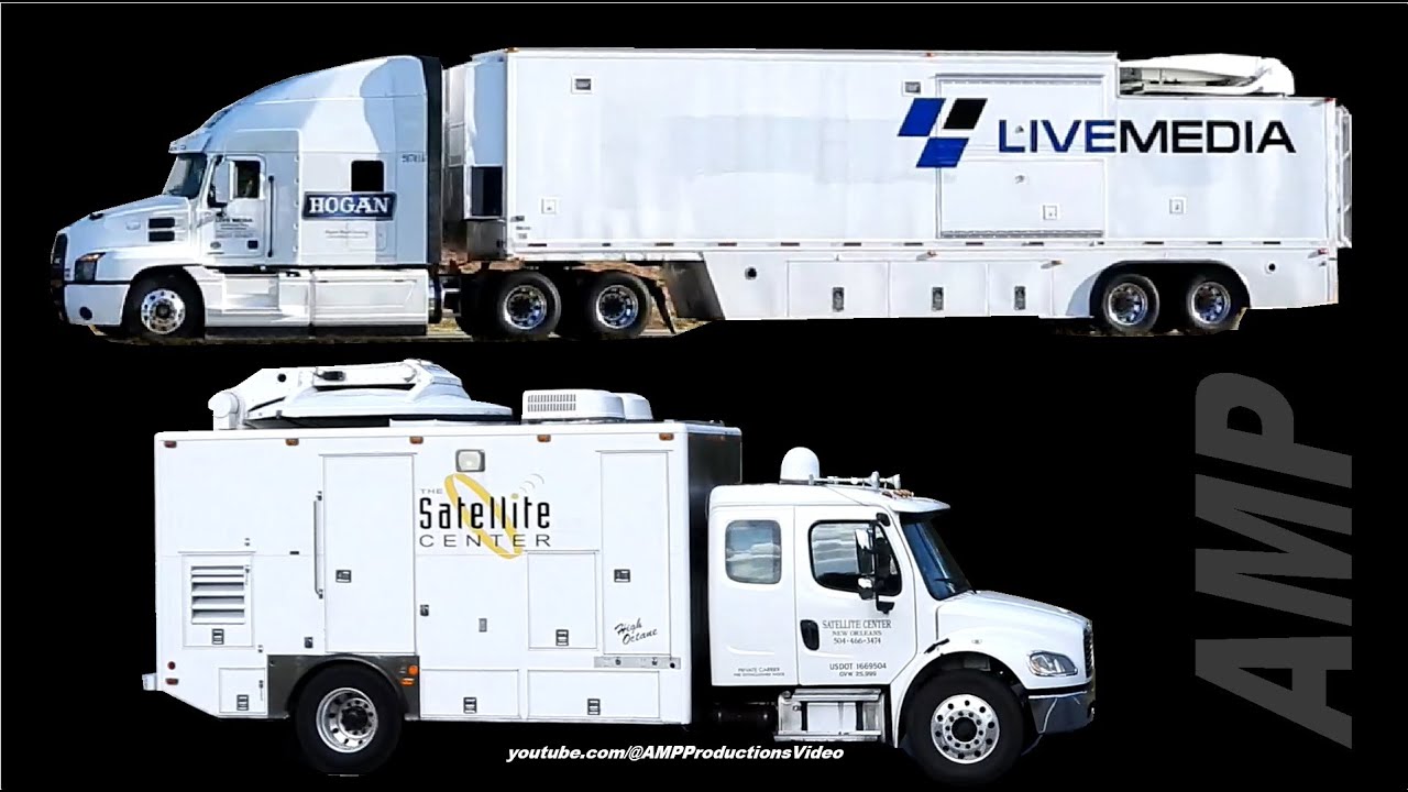 White Mack Hogan Satellite Truck | Truckspotting 123025