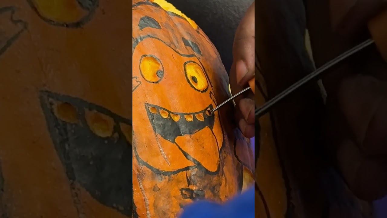 Halloween Pumpkin Carving Oddbods  