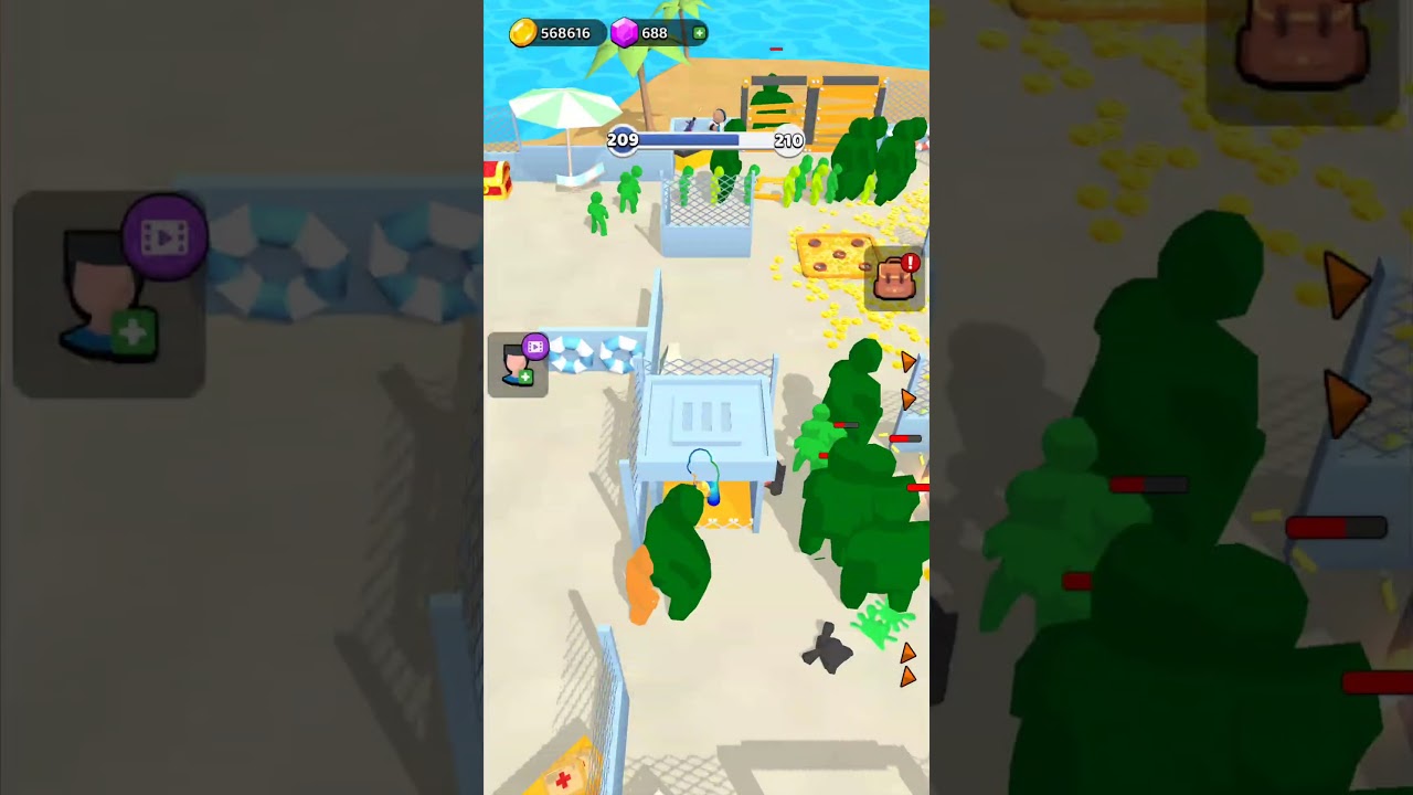 Z Defense (Level 209 | World 7 | Androiad Gameplay Walkthrough)