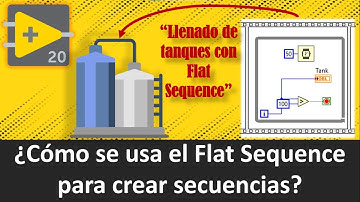 🔄 Uso del Flat Sequence en LabVIEW