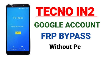 Tecno IN2 Frp Bypass | Tecno IN2 Google Account Bypass | Tecno frp unlock