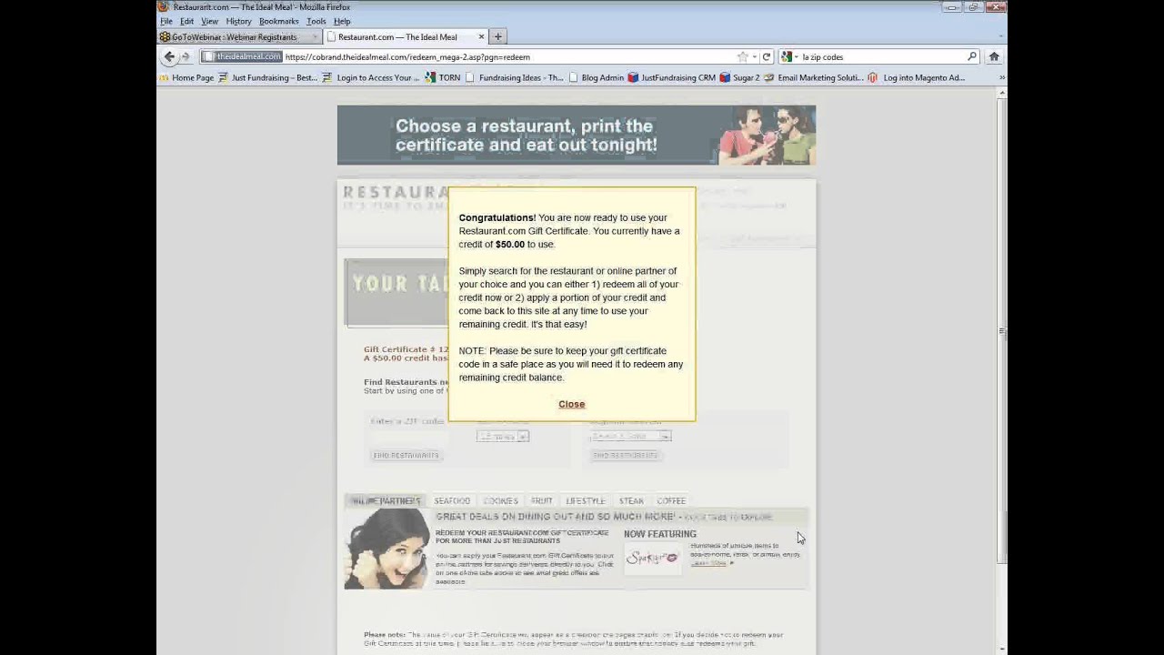 Restaurant Discount Card - JustFundraising.com