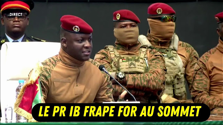Discours du Capitaine Ibrahim Traoré au 1er sommet des Chefs d’֧État de l’AES