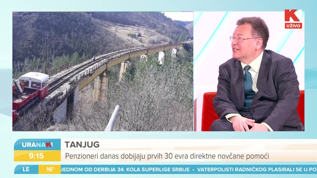 URANAK1 | Kada će početi rekonstrukcija pruge Beograd-Bar? | Nenad Stanisavljević