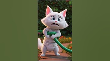Mèo con nghịch ống nước và cái kết #cat #shorts #AI #meow #meo