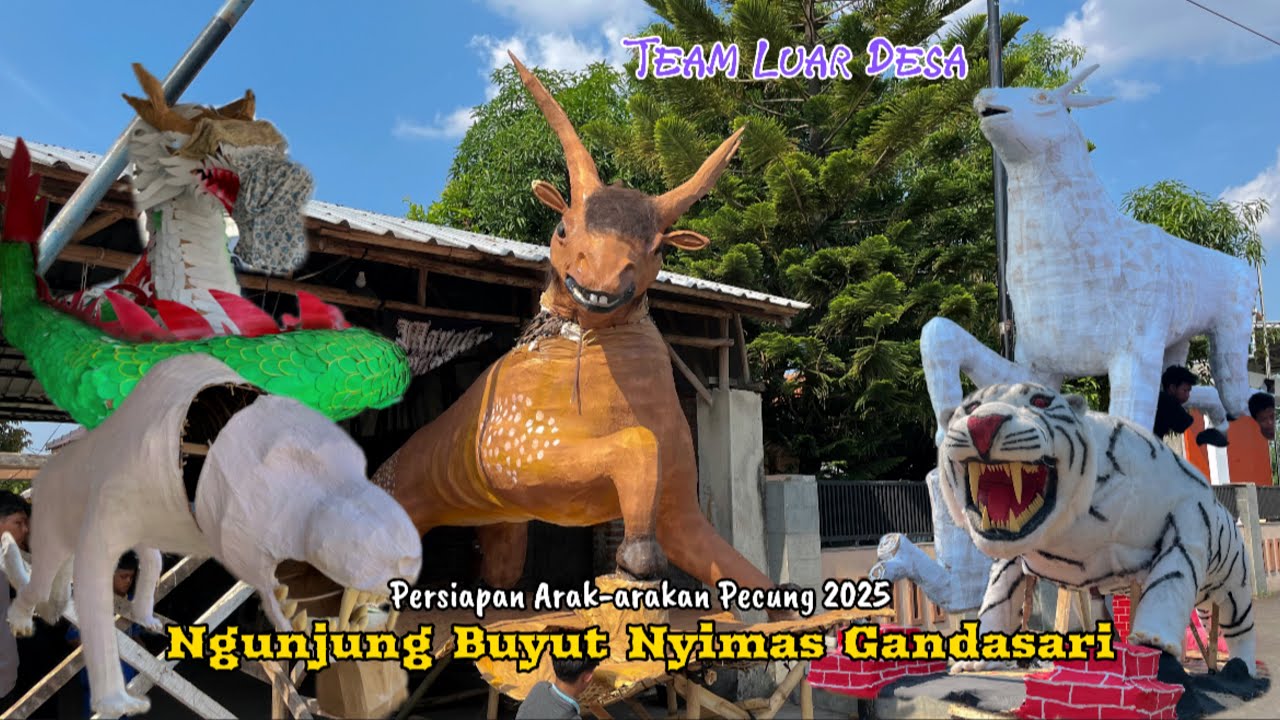 Persiapan Arak-arakan Pecung 2025 || Ngunjung Buyut Nyimas Gandasari