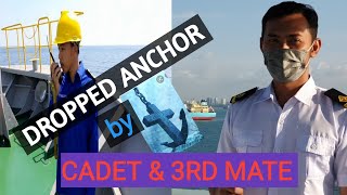 DROPPED ANCHOR BY 3RD OFFICER AND CADET - Ship Channel