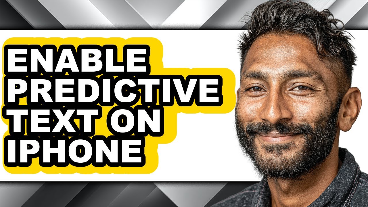How to Enable Predictive Text on Iphone (only Way) - YouTube